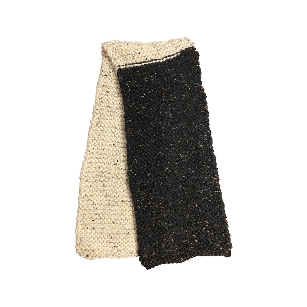 One of a kind, hand-knit scarf